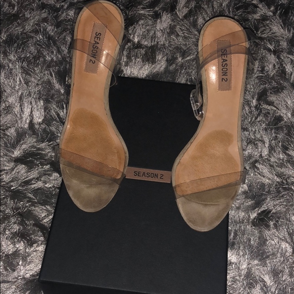 Yeezy season 2 clear pvc sandal Sz.40
